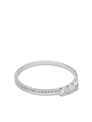 Wouters & Hendrix Gold bague Chain Diamond - Argent
