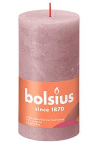 Bolsius Rustiko Shine kaars Cylinder Roze 1 stuk(s)