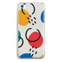 Illustratieve pop 3: iPhone 5 / 5S / SE Transparant Hoesje
