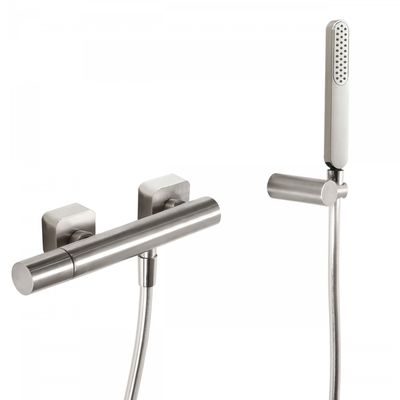 Douchemengkraan Tres Loft Colors met Handdouche 29.2x8 cm Rond RVS