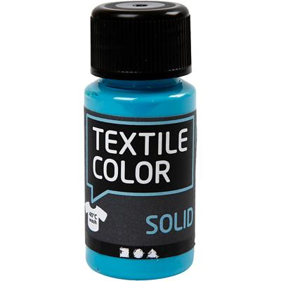 Creativ Company Textile color dekkende textielverf - turquoiseblauw, 50ml