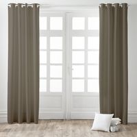 Kant en Klaar Gordijn met ringen - Brons - 140cm x 240cm