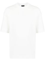 Emporio Armani t-shirt en coton à col rond - Blanc