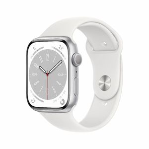 Refurbished Apple Watch Series 8 GPS 41 mm Aluminium Zilver Als nieuw