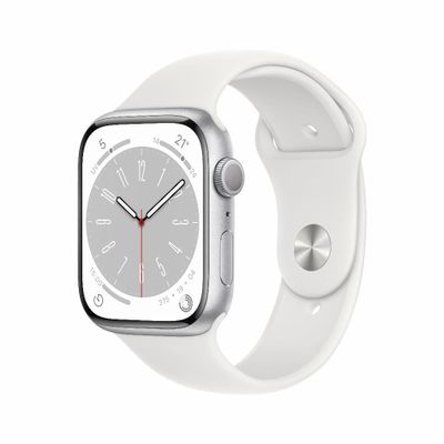 Refurbished Apple Watch Series 8 GPS 41 mm Zilver Als nieuw