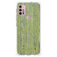 Motorola Moto G30 | G20 | G10 Stevig Telefoonhoesje Green Wood