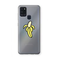Banana: Samsung Galaxy A21s Transparant Hoesje
