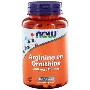 Arginine en Ornithine 500 mg/250 mg