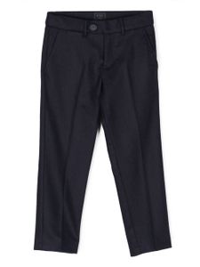 Fay Kids pantalon droit à plis marqués - Bleu