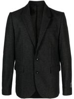 Zadig&Voltaire blazer Viks rayé à simple boutonnage - Gris