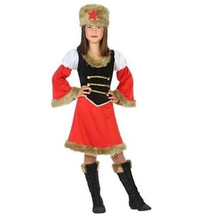 Russische Kozakken verkleed jurk voor meisjes 140 (10-12 jaar)  -