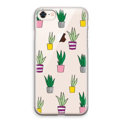 Sanseveria: iPhone 8 Transparant Hoesje