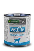 Farmina VetLife Hypoallergenic Eend & Aardappel - Hondenvoer - 6 x 300 g blikken