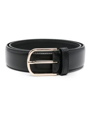 TOTEME ceinture large en cuir - Noir