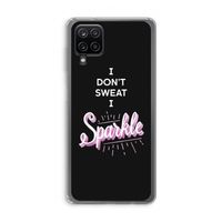 Sparkle quote: Samsung Galaxy A12 Transparant Hoesje
