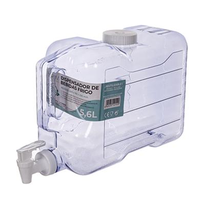 CM Drank/water/limonade dispenser tap - 5.6 liter - kunststof - 35 x 21 x 12 cm