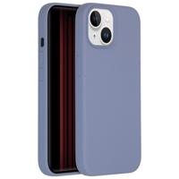 Accezz Liquid Silicone Backcover iPhone 15 Telefoonhoesje Grijs