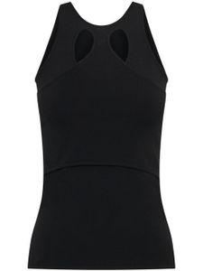 Dion Lee débardeur Mobius Loop à découpes - Noir