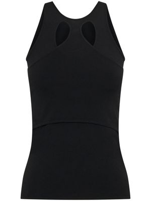 Dion Lee débardeur Mobius Loop à découpes - Noir