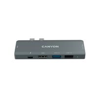Canyon DS-5 Mini-dockingstation Geschikt voor merk: Apple USB-C Power Delivery, Geïntegreerde kaartlezer - thumbnail