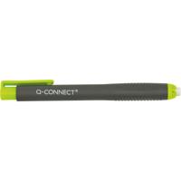 Q-CONNECT gum pen, zwart/groen