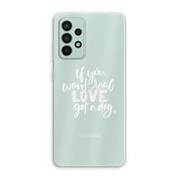 Partner in crime: Samsung Galaxy A52s 5G Transparant Hoesje