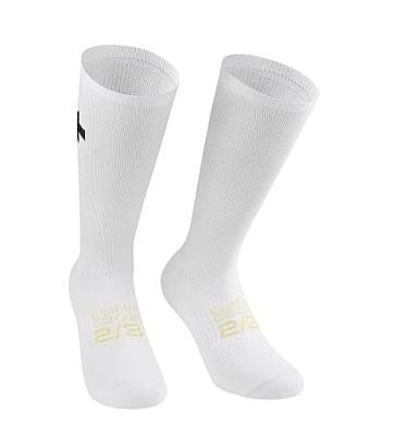 Assos spring/fall P1 fietssokken wit unisex