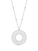 LEO PIZZO collier Merletti en or blanc 18ct orné de diamants - Argent