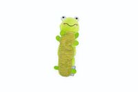 Beeztees bewegende rups pluche kattenspeelgoed groen 22x8x4cm Beeztees bewegende rups pluche kattenspeelgoed groen 22x8x4cm