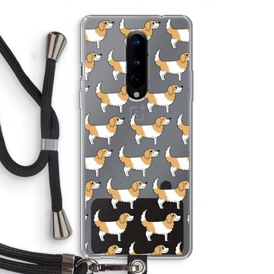 Doggy: OnePlus 8 Transparant Hoesje met koord