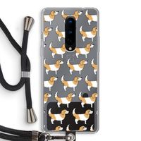 Doggy: OnePlus 8 Transparant Hoesje met koord