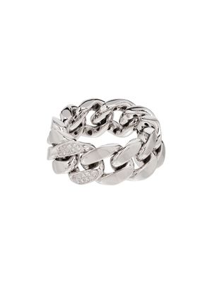 SHAY bague en or blanc 18ct sertie de diamants - Argent
