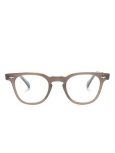 Garrett Leight lunettes de vue à monture d'inspiration wayfarer - Marron