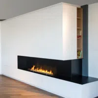 Forma 2700 Right Corner 
- Planika Fires 
- Kleur: Zwart  
- Afmeting: 280 cm x 71 cm x 45 cm