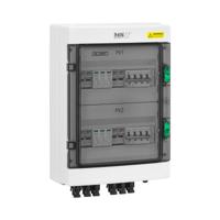 Aansluitdoos met overspanningsbeveiliging voor PV-systeem - type 2 - 4 ingangen / 2 uitgangen - 1000 V - IP65