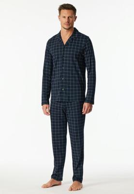 Schiesser Schiesser Heren Pyjama Long nightblue 183176 52/L