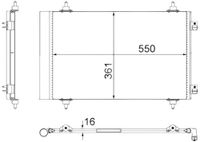 Condensor, airconditioning AC487000S