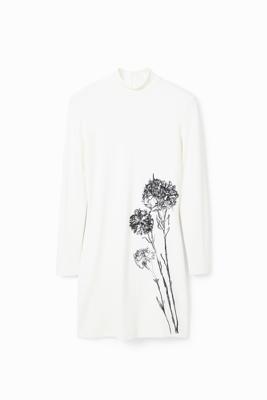 Korte jurk met borduursel M. Christian Lacroix - WHITE - L