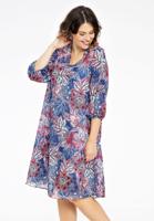 Yoek Dress BALI | Blauw | Maat 46/48