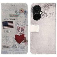 Glam Series OnePlus Nord CE 3 Lite/N30 Portemonnee Hoesje - Kat