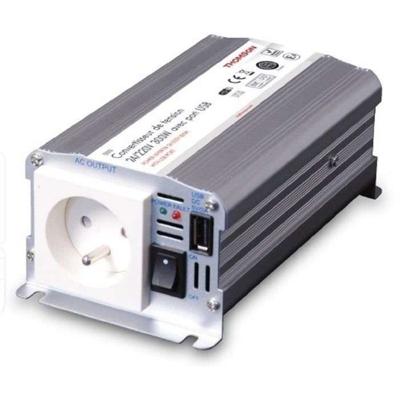 Spanningsomvormer - THOMSON - 24/220 V - 300 W - Met USB-aansluiting
