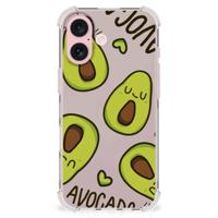 iPhone 16 Stevig | Bumper Hoesje | Avocado Singing