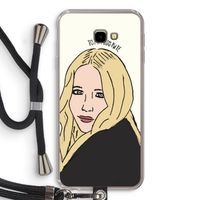 Mary Kate: Samsung Galaxy J4 Plus Transparant Hoesje met koord
