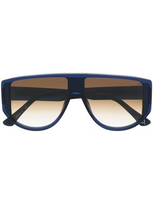 Etnia Barcelona lunettes de soleil Los Feliz à monture oversize - Bleu