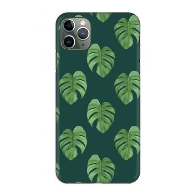 Monstera leaves: Volledig geprint iPhone 11 Pro Max Hoesje