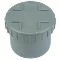 Wavin PVC Eindstuk met Schroefdeksel 125mm - Weerbestendig & Gebruiksvriendelijk