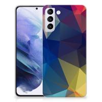 Samsung Galaxy S21 Plus | TPU Hoesje | Polygon Dark