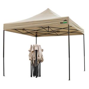 MaxxGarden Easy-up Partytent - 3x3m - Stalen Frame (taupe)