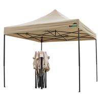 MaxxGarden Easy-up Partytent - 3x3m - Stalen Frame (taupe)