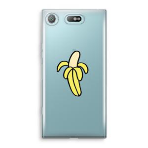 Banana: Sony Xperia XZ1 Compact Transparant Hoesje
